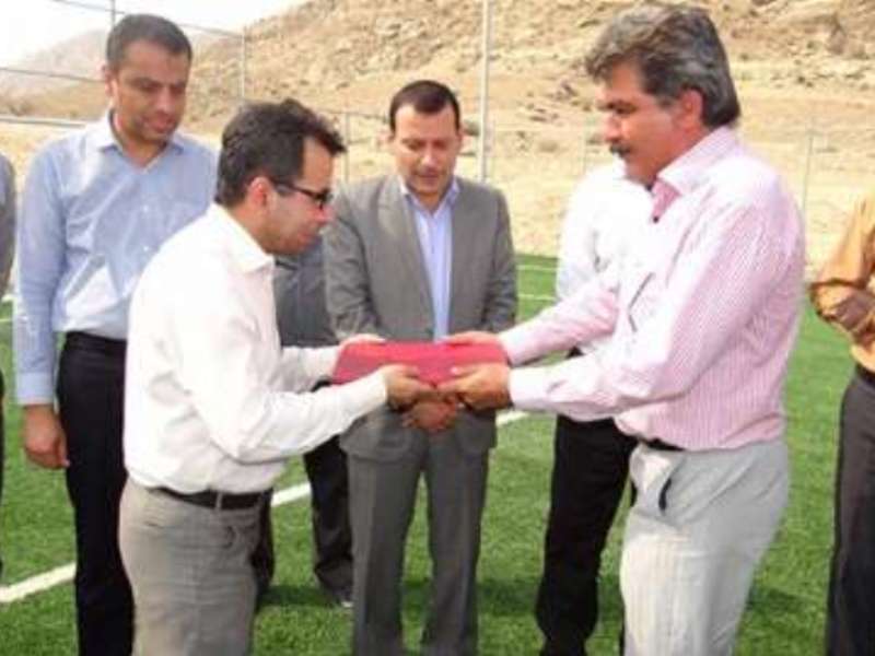 افتتاح چمن مصنوعی لاور شرقی