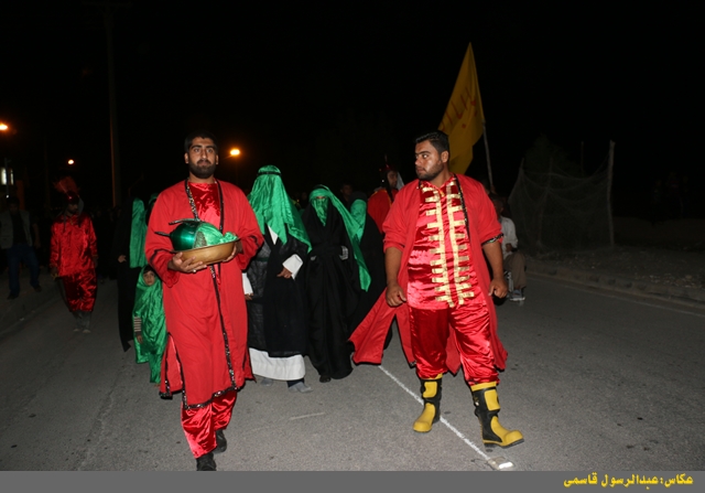 راهپیمایی نمادین اربعین حسینی و تعزیه ورود اسرا به کربلا/ روستای درازی