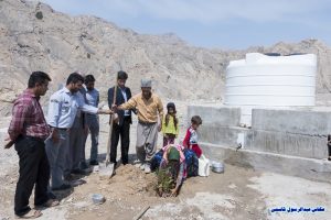 کاشت نهال در منطقه عشایری دشتی