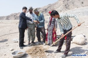 کاشت نهال در منطقه عشایری دشتی