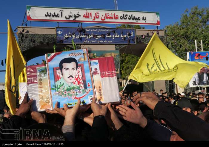 تشییع پیکر مطهر شهید حمزه سمعتی/ تصاویر